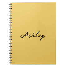 Schlichte Goldschrift personalisiert