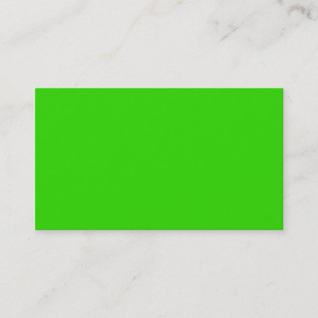 Schlichte, helle grüne Visitenkarten Farben 5 Visitenkarte (Vorderseite)