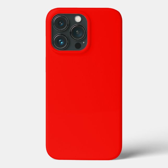Schlichte, hellrote Süßigkeiten Case-Mate iPhone Hülle (Rückseite)