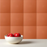 Schlichte Kürbisorange mit fester Ernte Fliese<br><div class="desc">Schlichtes Kürbisorange-Design mit fester Ernte.</div>
