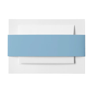 Schlichte Massivpastellblauer Einladungsbanderole
