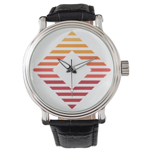 Schlichte, moderne Uhr im minimalistischen Design (Vorderseite)