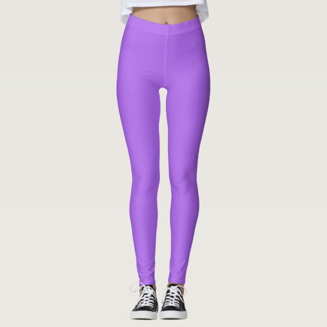 Schlichte Orchid-Leggings Leggings (Vorderseite)