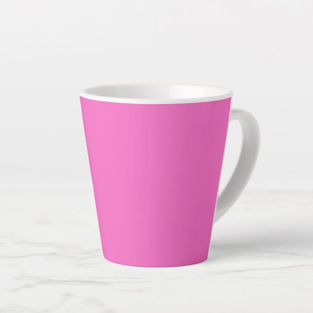 Schlichte Orchideenfarbe, kräftig rosa Milchtasse (Rechte Ecke)
