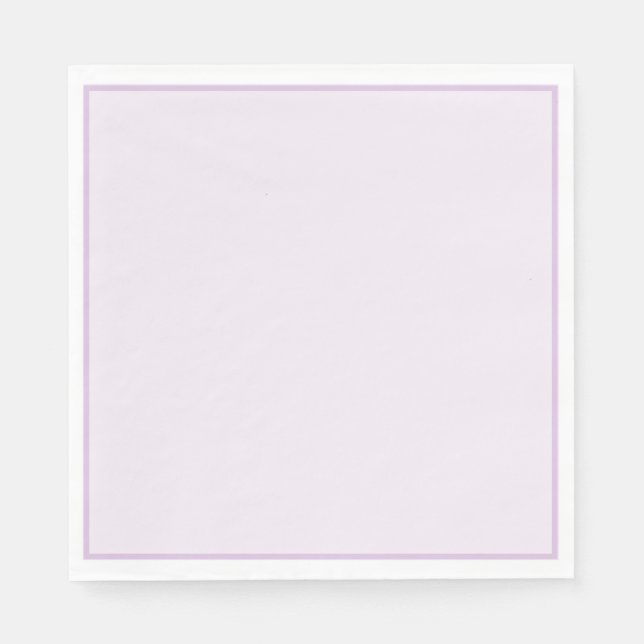 Schlichte Papierservietten (Vorderseite)