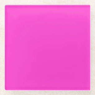Schlichte Retro Baubles Magenta Glasuntersetzer