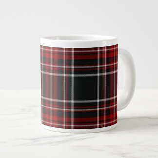 Schlichte rote karierte Tartan-Spezialitäten-Tasse Jumbo-Tasse