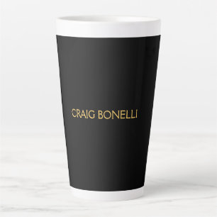 Schlichte Schwarzwaldfarben Moderne Minimalistisch Milchtasse