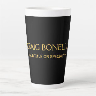 Schlichte Schwarzwaldfarben Moderne Minimalistisch Milchtasse