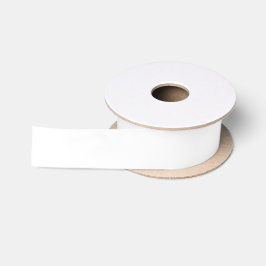 SCHLICHTE SOLID WEISS | RIBBON SATINBAND