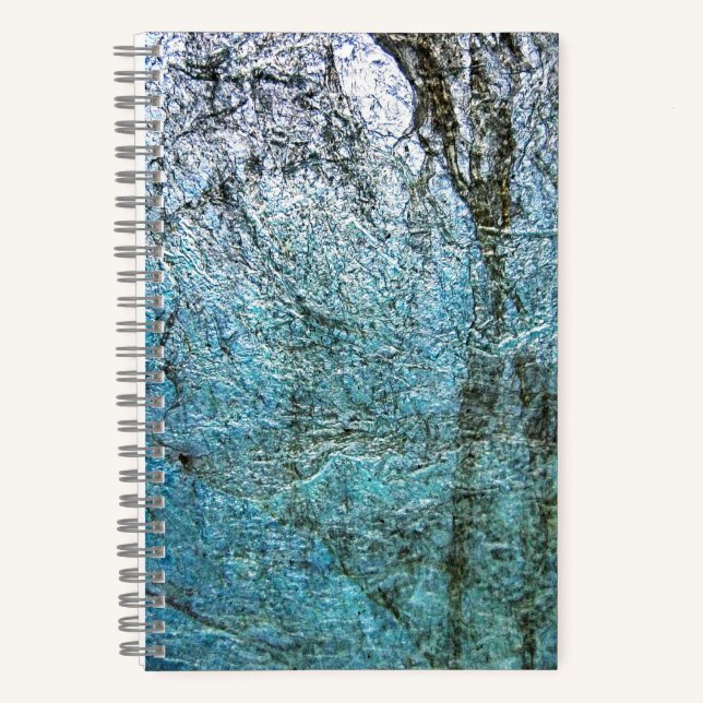 Schlichte Texturspiralheft, normales Motiv Notizbuch (Vorderseite)
