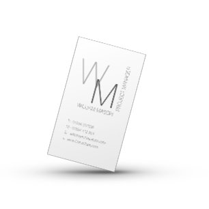 Schlichte und einfache Berufliche QR-Code-Karte Visitenkarte