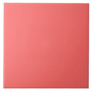 Schlichte Wassermelone Rosa Fliese
