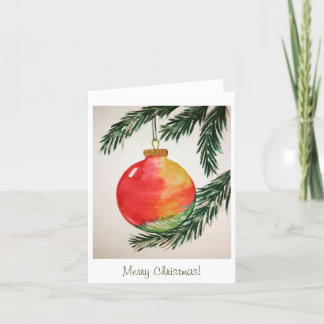Schlichte Weihnachtskarte Feiertagskarte