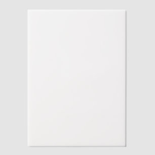 Schlichte weiße 5" x 7" Blanche Hochzeit