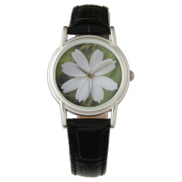 Schlichte weiße Schönheit Armbanduhr