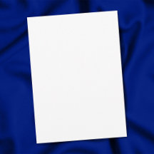 Schlichte White 5" x 7" Matte Blank Graduation Par