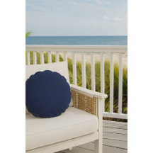 Schlichter Dekorationsakzent in Navy Blue Solid
