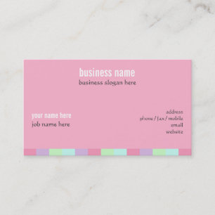 Schlichter eleganter moderner einfacher farbiger visitenkarte