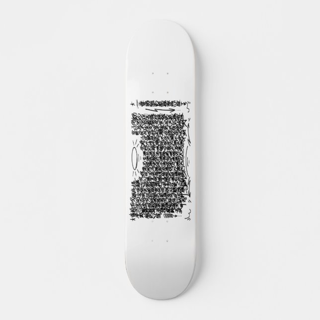 Schlichter "Heart Sutra Shakyo" Deck Skateboard (Vorne)