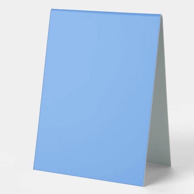 Schlichter Himmel mit fester Farbe Tischaufsteller (Vorderseite)