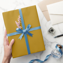 Schlichter Honig-Farbton Geschenkpapier