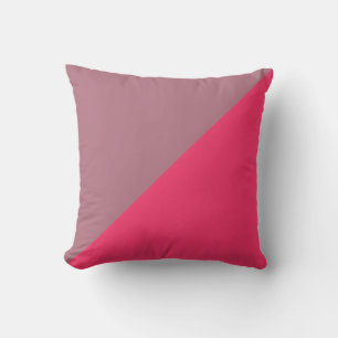 Schlichter Lila und rosa Hintergrund Kissen
