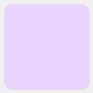 Schlichter Lilac-Hintergrund Quadratischer Aufkleber