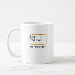 schlichter minimalistischer Stil elegant weiß Kaffeetasse