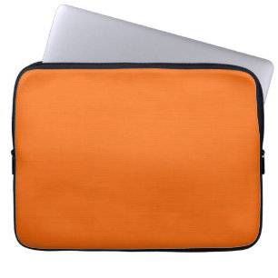 Schlichter orange Hintergrund Laptopschutzhülle