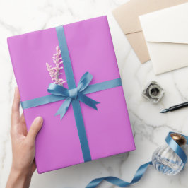 Schlichter Orchid-Lila-Farbton Geschenkpapier