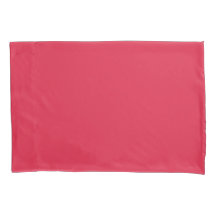 Schlichter roter Pillowcase