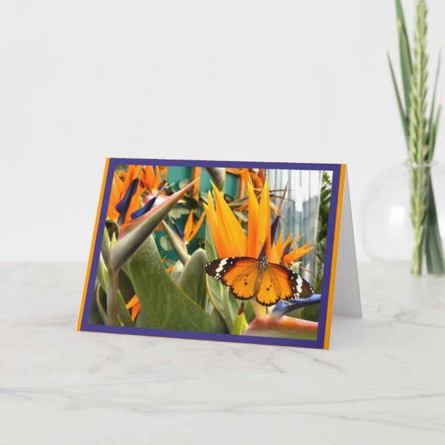 Schlichter Tiger Karte (Vorderseite)