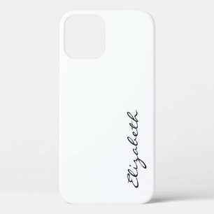 Schlichter weißer Hintergrund Case-Mate iPhone Hülle