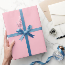 Schlichtes Bubblegum Rosa Farbton Tone Geschenkpapier