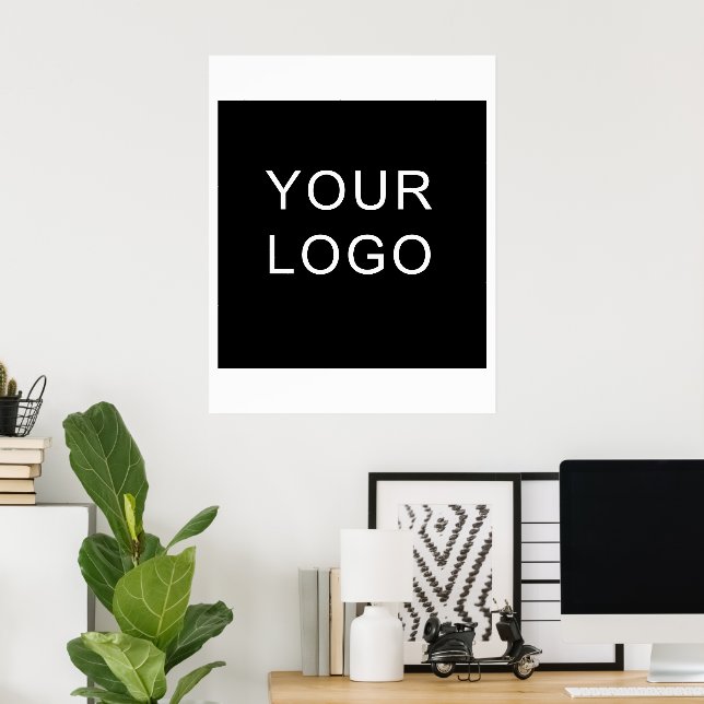 Schlichtes, individuell anpassbares Logo für Unter Poster (Heimbüro)