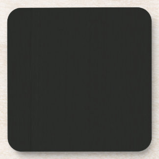 Schlichtes leeres schwarzes Grau DIY addieren Untersetzer