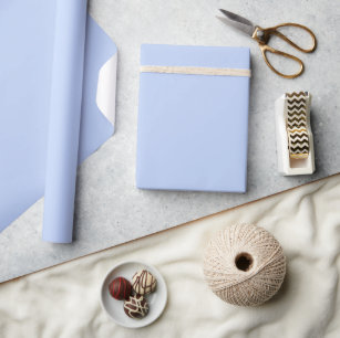 Schlichtes Perwinkelblau in fester Farbe Geschenkpapier