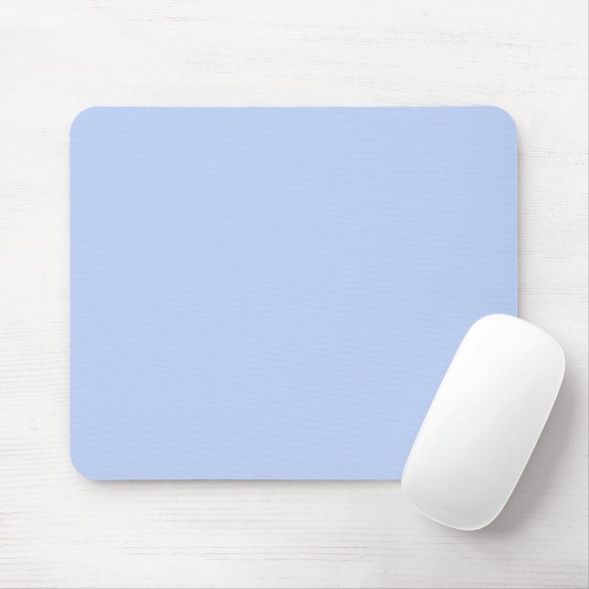 Schlichtes Perwinkelblau in fester Farbe Mousepad (Mit Mouse)