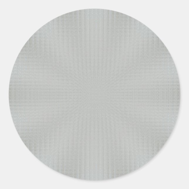 Schlichtes Silver Blendet Sticker (Vorderseite)