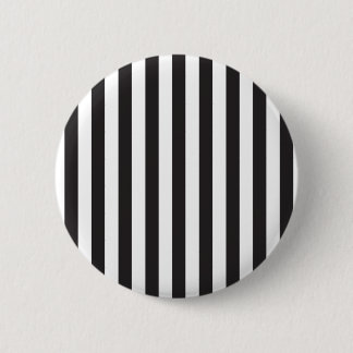 Schlichtes Streifen-Mod Rockabilly Muster Zebras Button