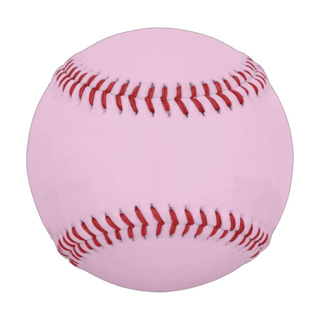 Schlichtes Süßrosa in fester Farbe Baseball (Vorderseite)