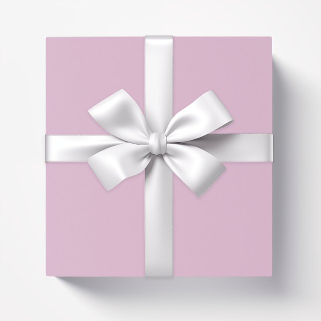 Schlichtes Süßrosa in fester Farbe Geschenkpapier (Von Creator hochgeladen)
