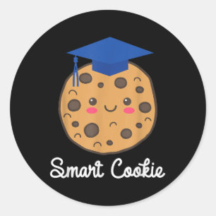 Schließ Cl of 2025 Smart Cookie Abschluss Grad Runder Aufkleber