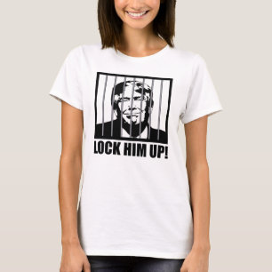Schließ ihn auf! Anti-Trump-politischer Humor T-Shirt