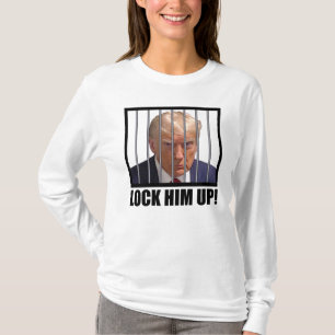 Schließ ihn auf! Trump Mugshot T-Shirt