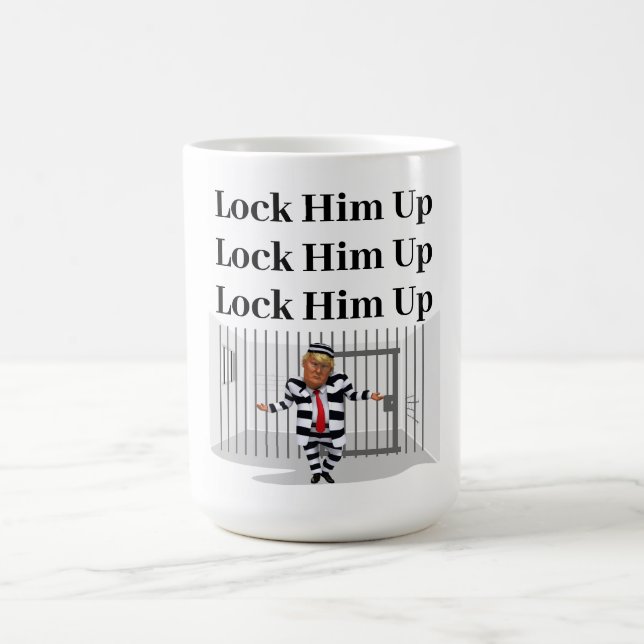 Schließ ihn Trump die Tasse des Kaffees ab (Mittel)