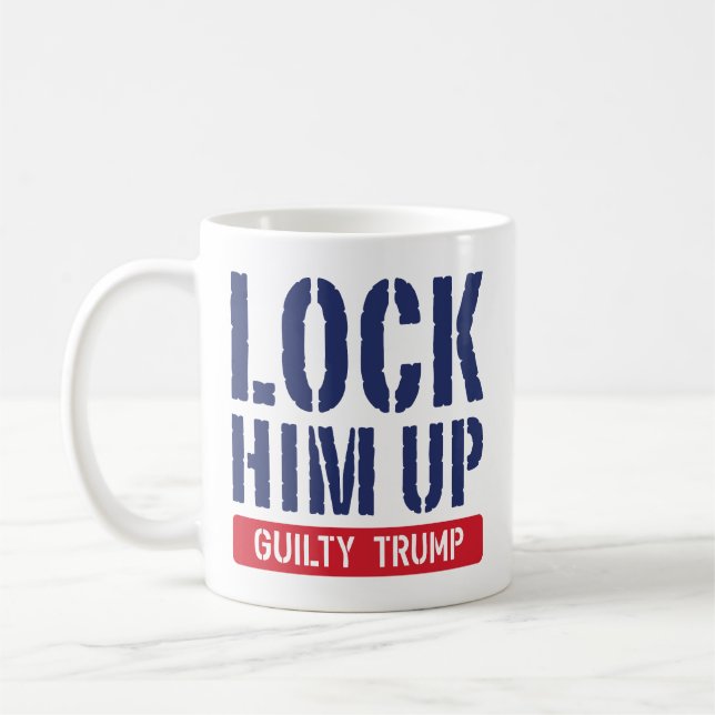 Schließ Trump ihm die Schuld zu Kaffeetasse (Links)