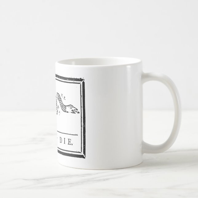 Schließe dich an oder stirb kaffeetasse (Rechts)
