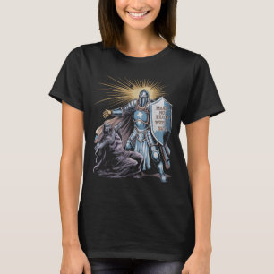 Schließe keinen Frieden mit dem Bösen Erzengel Mic T-Shirt